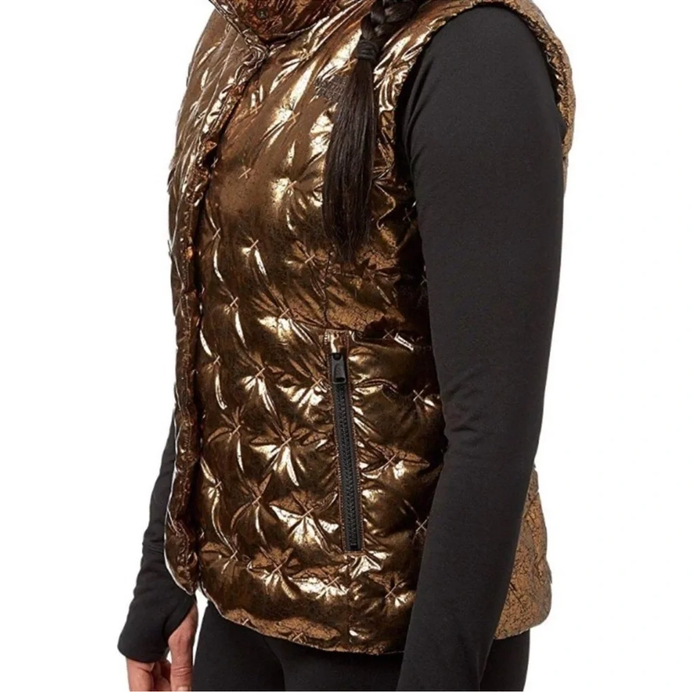 The North Face HollaDown Copper Metallic Vest Urban Explore  XS